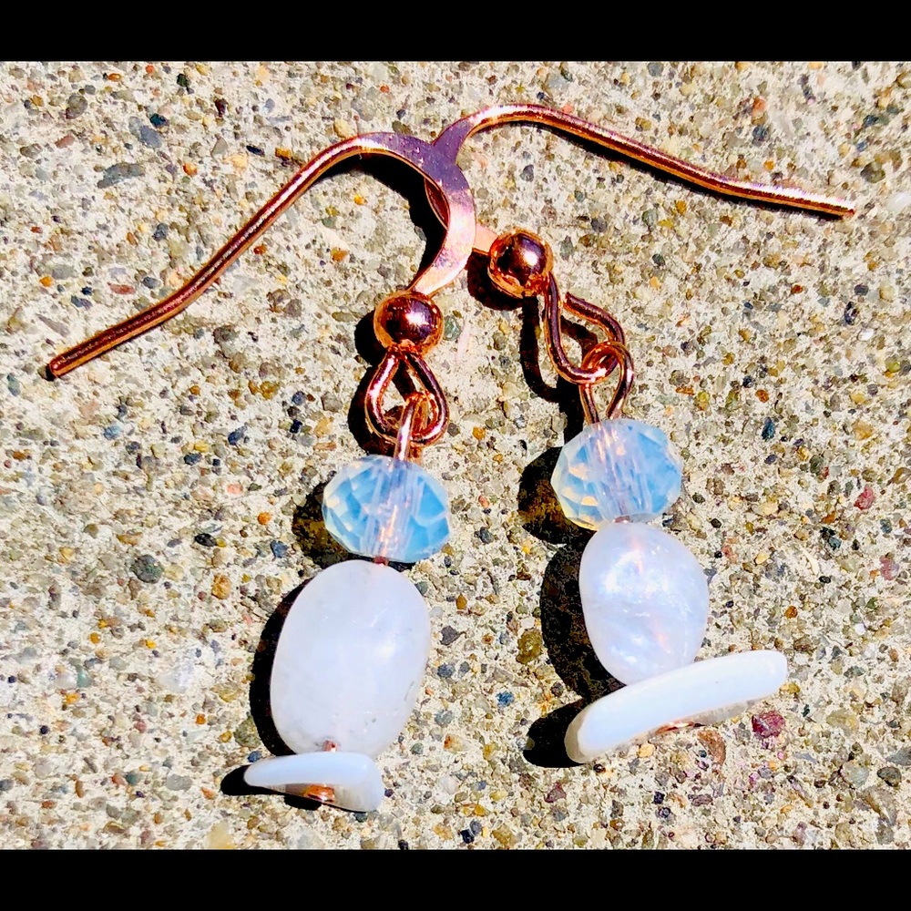 Handmade gemstone earrings